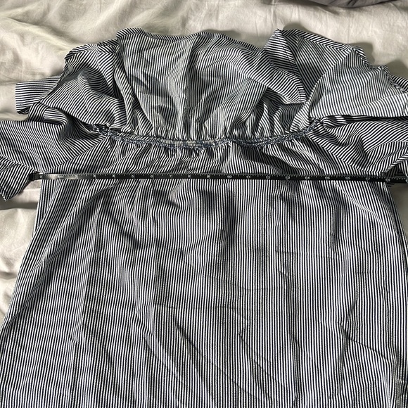 LAST CHANCE Charlotte Russe Off the Shoulder Striped Dress - Picture 3 of 3